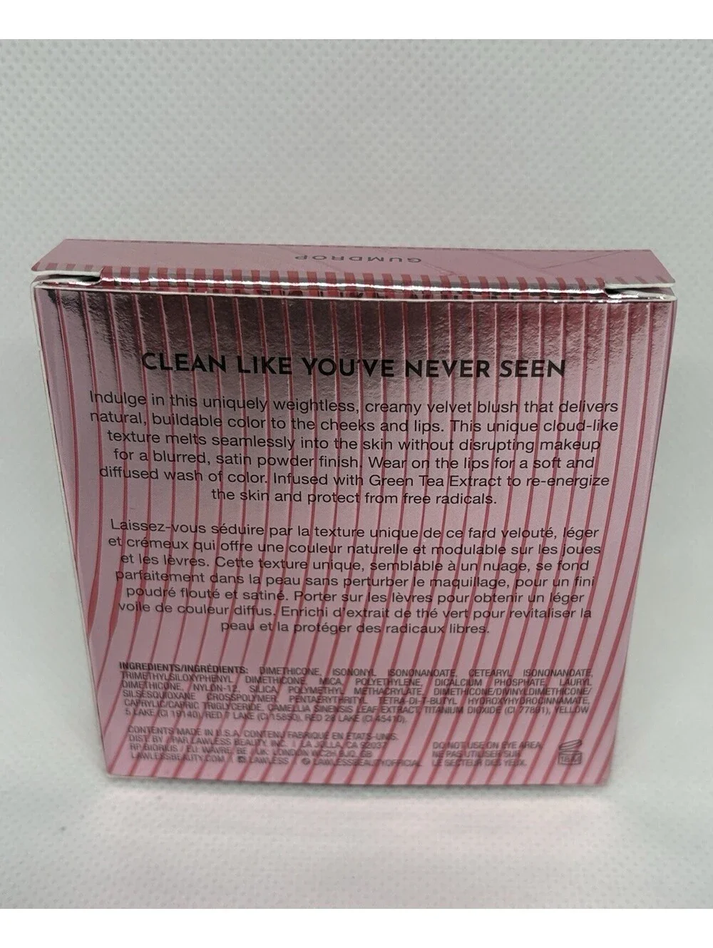 Lawless Beauty Pinch My Cheeks Soft Blur Cream Blush Gumdrop Baby Pink Full Size